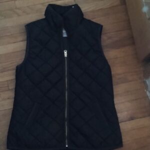 Black Quilted Vest